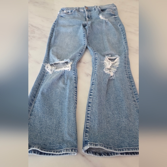 Mother The‎ Insider Ankle Denim Bloom And Doom Jeans - Picture 4 of 10